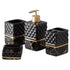 Ceramic Bathroom Accessories Set of 4 Bath Set with Soap Dispenser (10097)