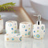 Ceramic Bathroom Accessories Set of 4 Bath Set with Soap Dispenser (10169)