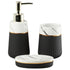 Ceramic Set of 3 Bath Set with Soap Dispenser (10257)