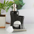 Ceramic Soap Dispenser handwash Pump for Bathroom, Set of 1, Black (10307)