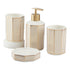 Ceramic Bathroom Set of 4 with Soap Dispenser (10388)
