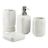 Ceramic Bathroom Set of 4 with Soap Dispenser (10450)