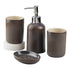 Ceramic Bathroom Set of 4 with Soap Dispenser (10464)