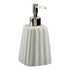 Ceramic Soap Dispenser liquid handwash pump for Bathroom, Set of 1, White (10593)