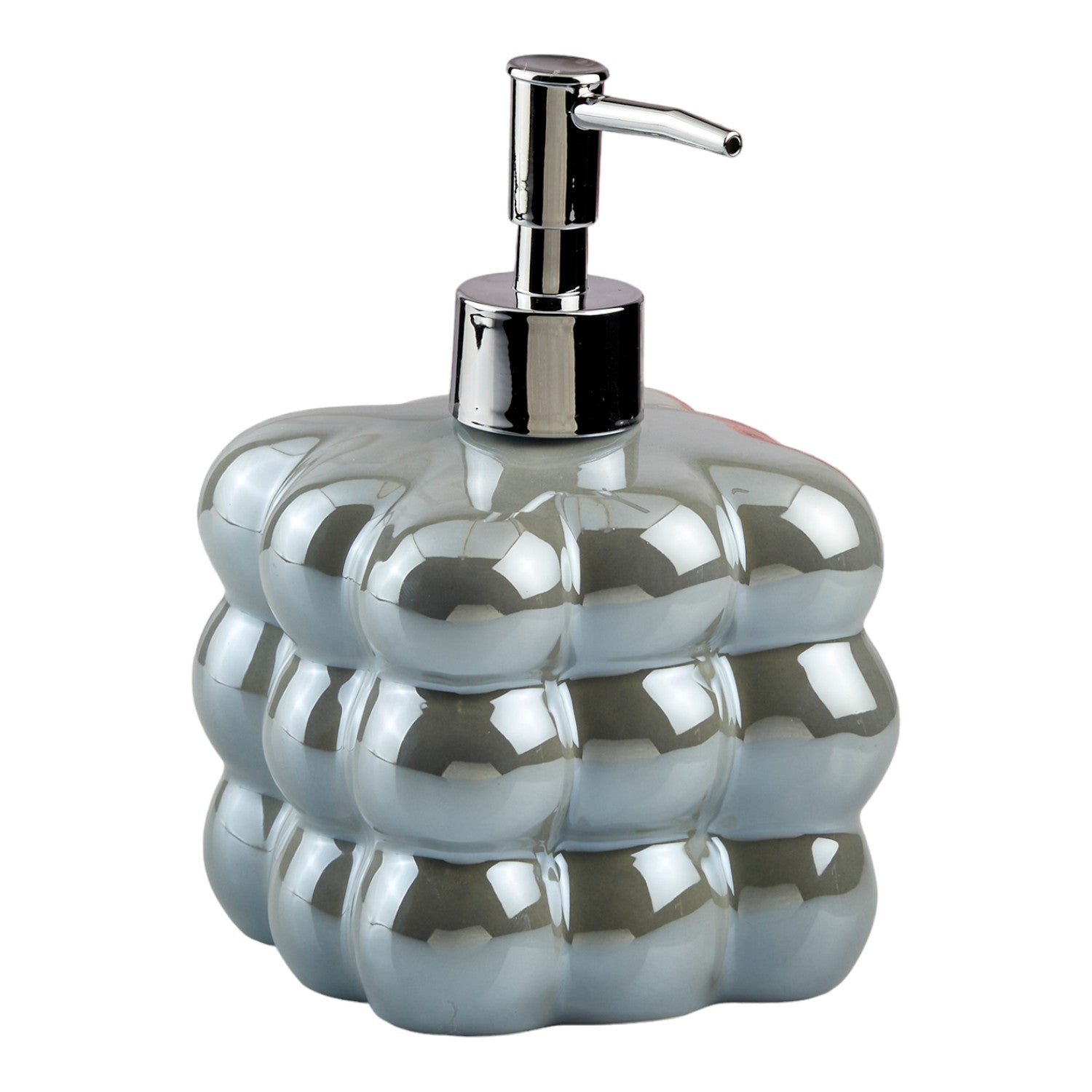 Ceramic Soap Dispenser liquid handwash pump for Bathroom, Set of 1, Beige (10610)
