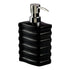 Ceramic Soap Dispenser liquid handwash pump for Bathroom, Set of 1, Black (10612)