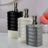 Ceramic Soap Dispenser liquid handwash pump for Bathroom, Set of 1, Grey (10613)
