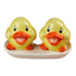 Ceramic Salt and Pepper Shakers Set with tray for Dining Table (10658)