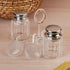 Acrylic Salt and Pepper Shakers Set with tray for Dining Table (10707)