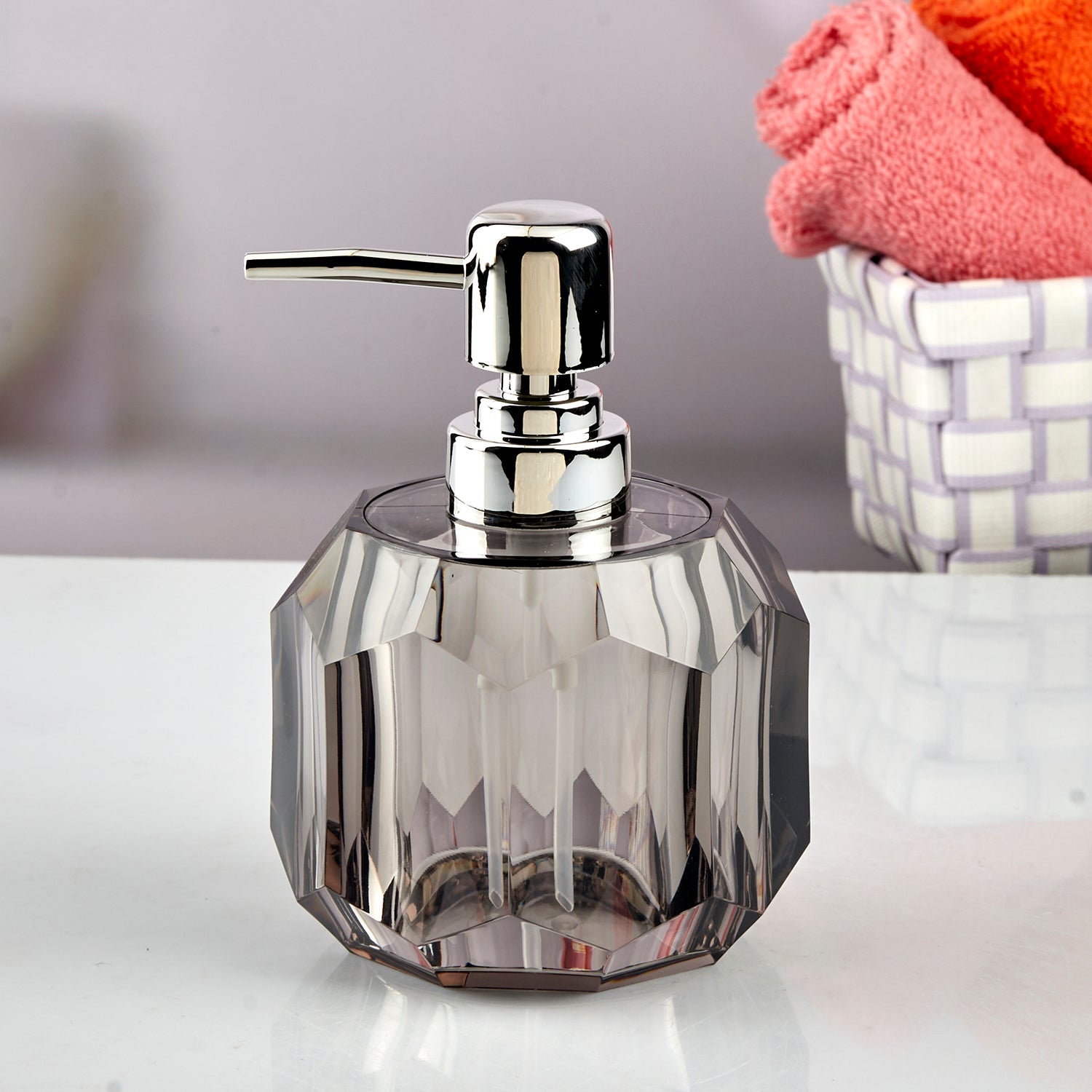 Acrylic Soap Dispenser for Bathroom handwash (10731)