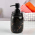 Ceramic Soap Dispenser liquid handwash pump for Bathroom, Set of 1, Black (10735)