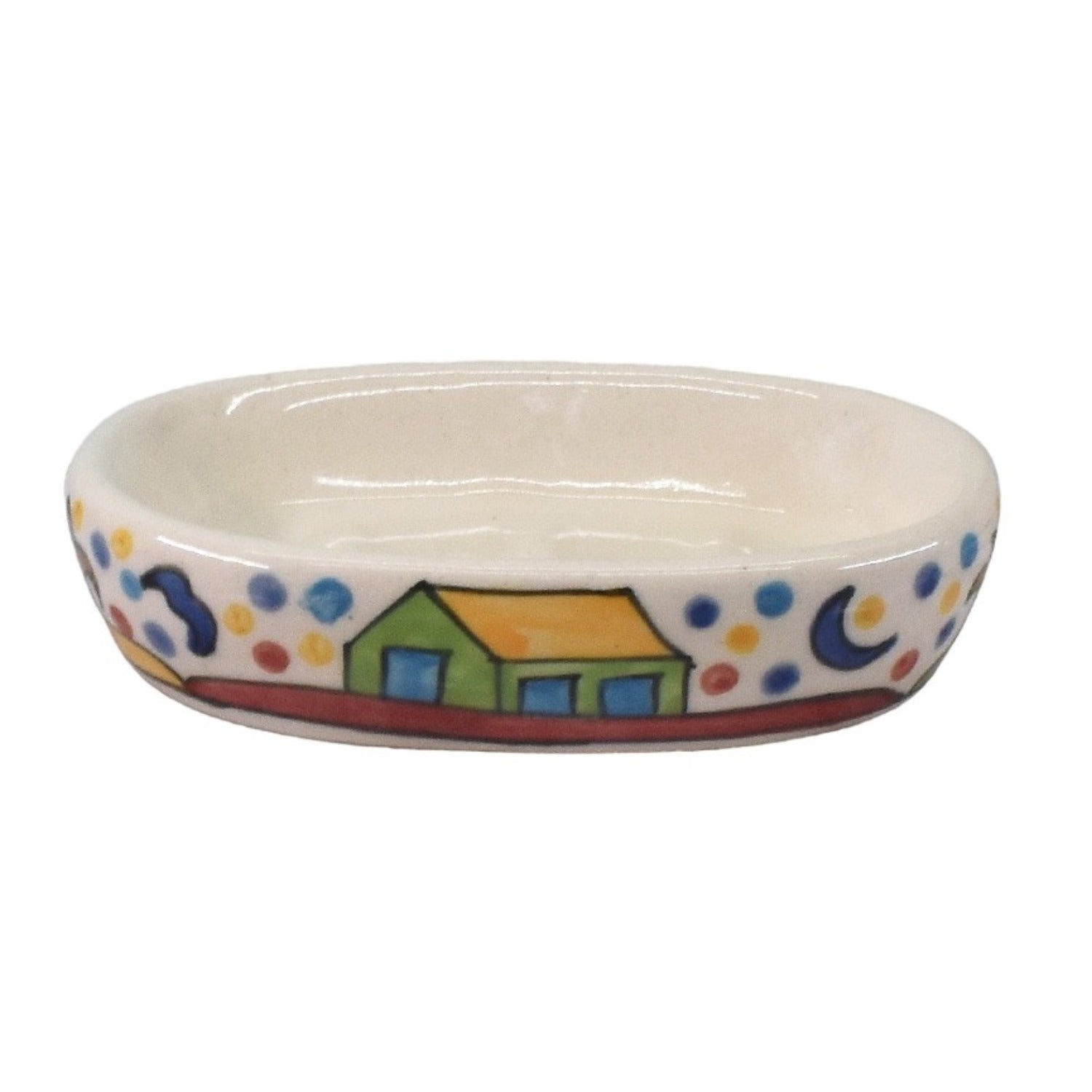Ceramic Soap Dish Set of 1 Bathroom Accessories for Home (C1011)
