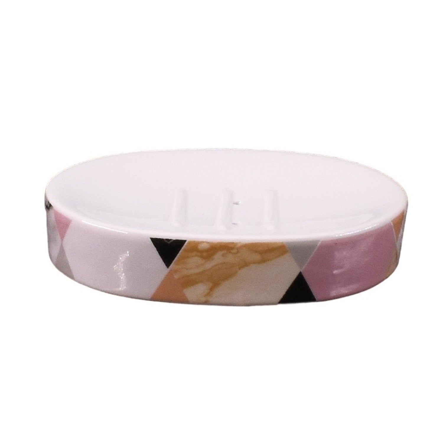 Ceramic Soap Dish Set of 1 Bathroom Accessories for Home (C1013)