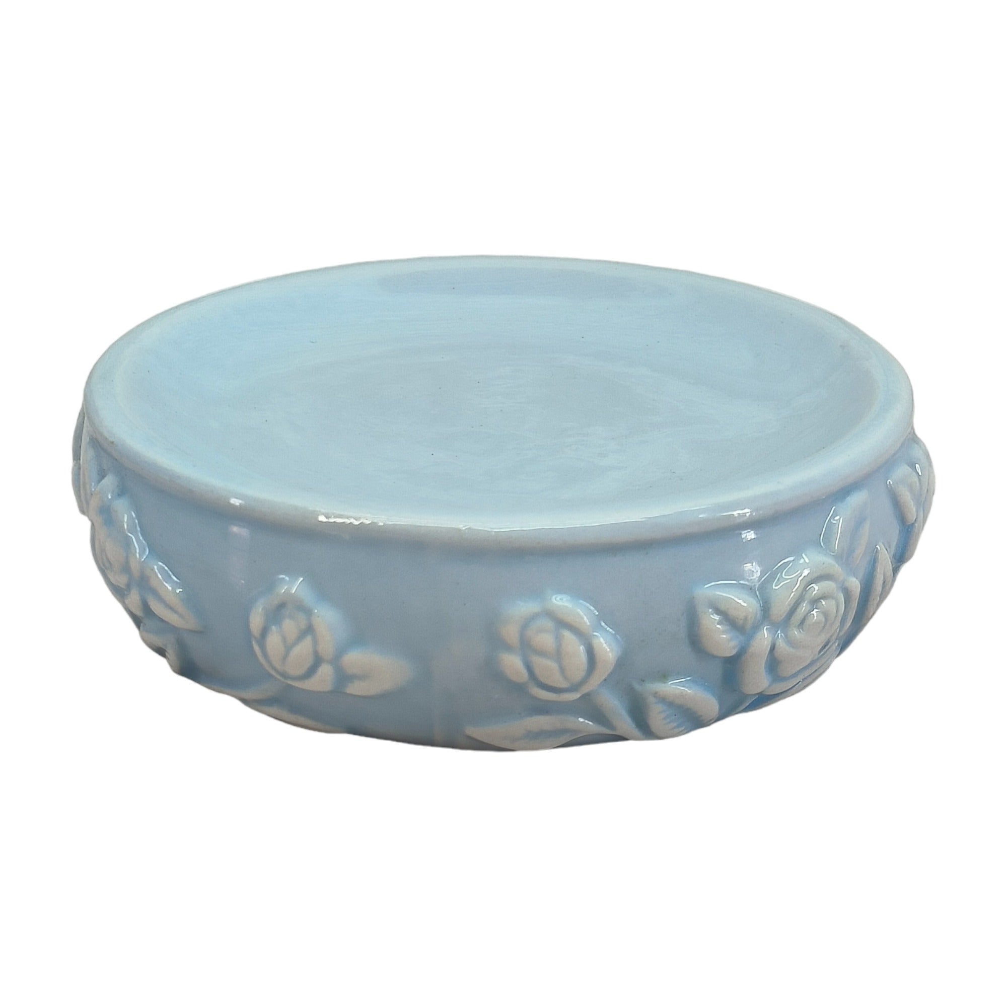 Ceramic Soap Dish Set of 1 Bathroom Accessories for Home (C1066)