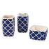 Ceramic Soap Dish Set with Toothbrush Holder and Tumbler, Set of 3 Bathroom Accessories for Home (C3068)
